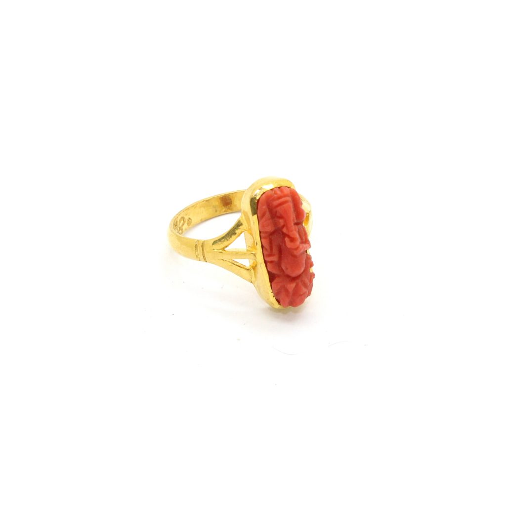 Gold Ganesh Ring