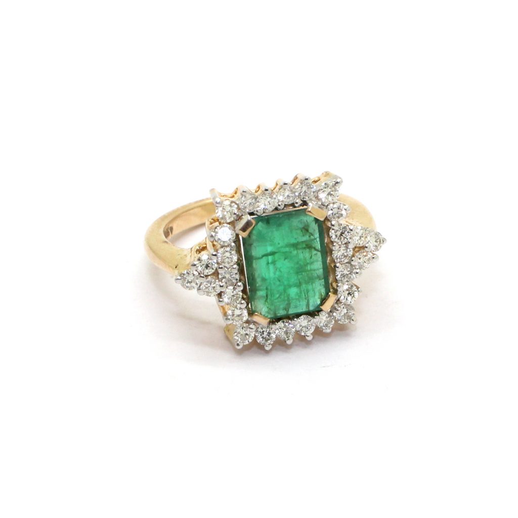 Diamond Emerald Ring