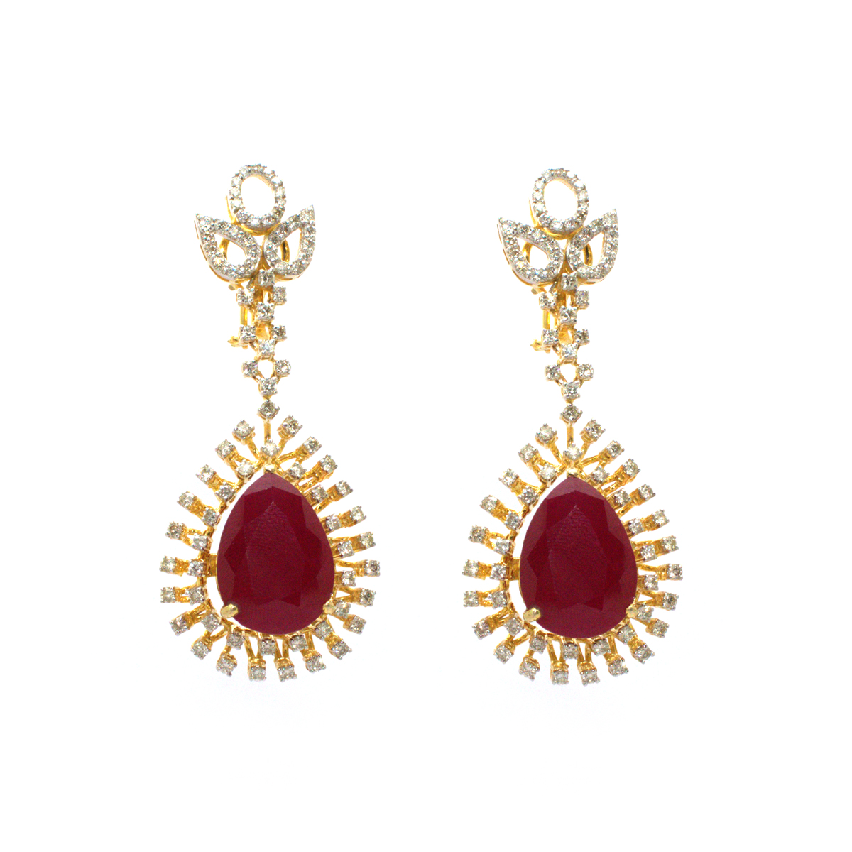 Diamond Changeable Stone Jhumka – Gahana Online