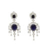 Diamond Sapphire Jhumka