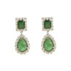 Diamond Emerald Jhumka