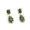 Diamond Emerald Jhumka