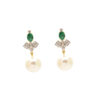 Diamond Emerald Pearl Jhumka