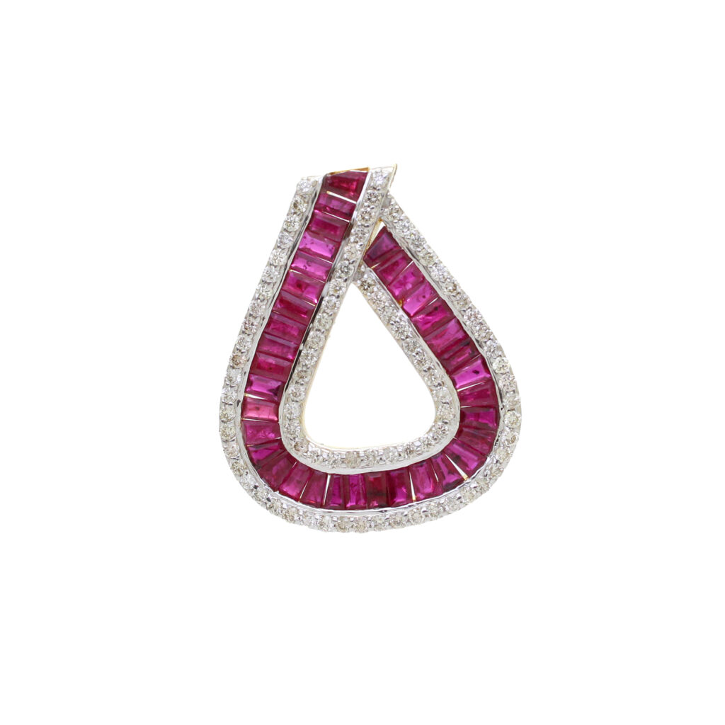 Diamond Ruby Locket