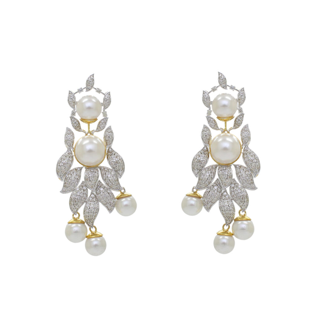 Diamond Pearl Jhumka