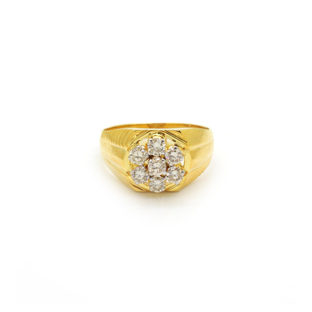 Diamond Gents Ring