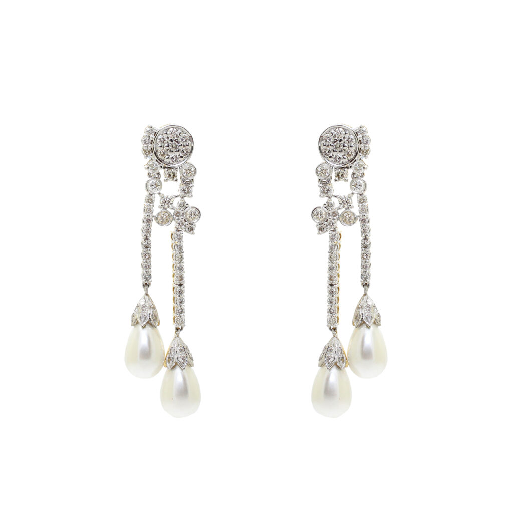 Diamond Pearl Jhumka