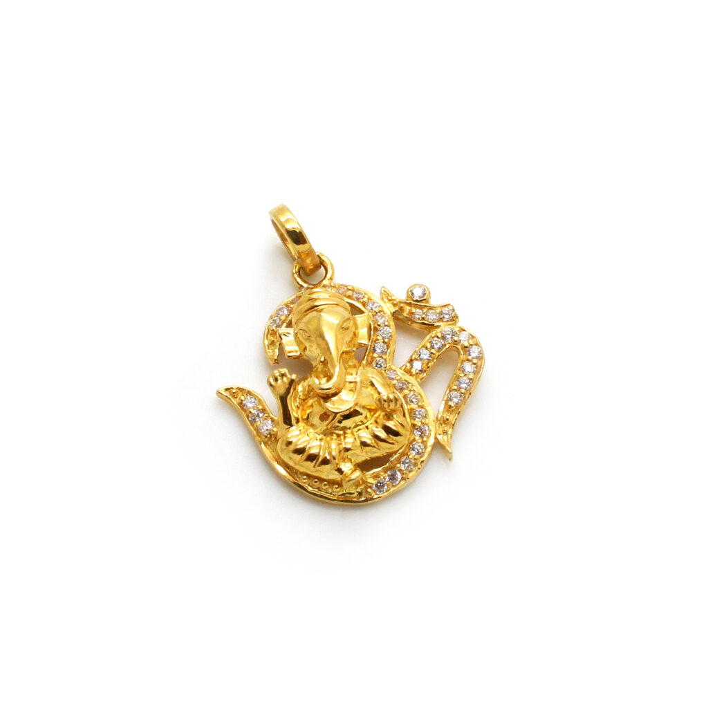 22k Gold Ganesh Locket