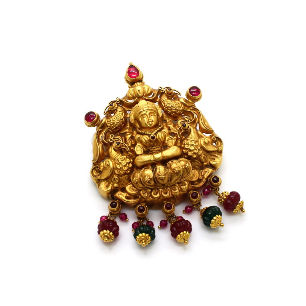 22k Gold Temple Locket
