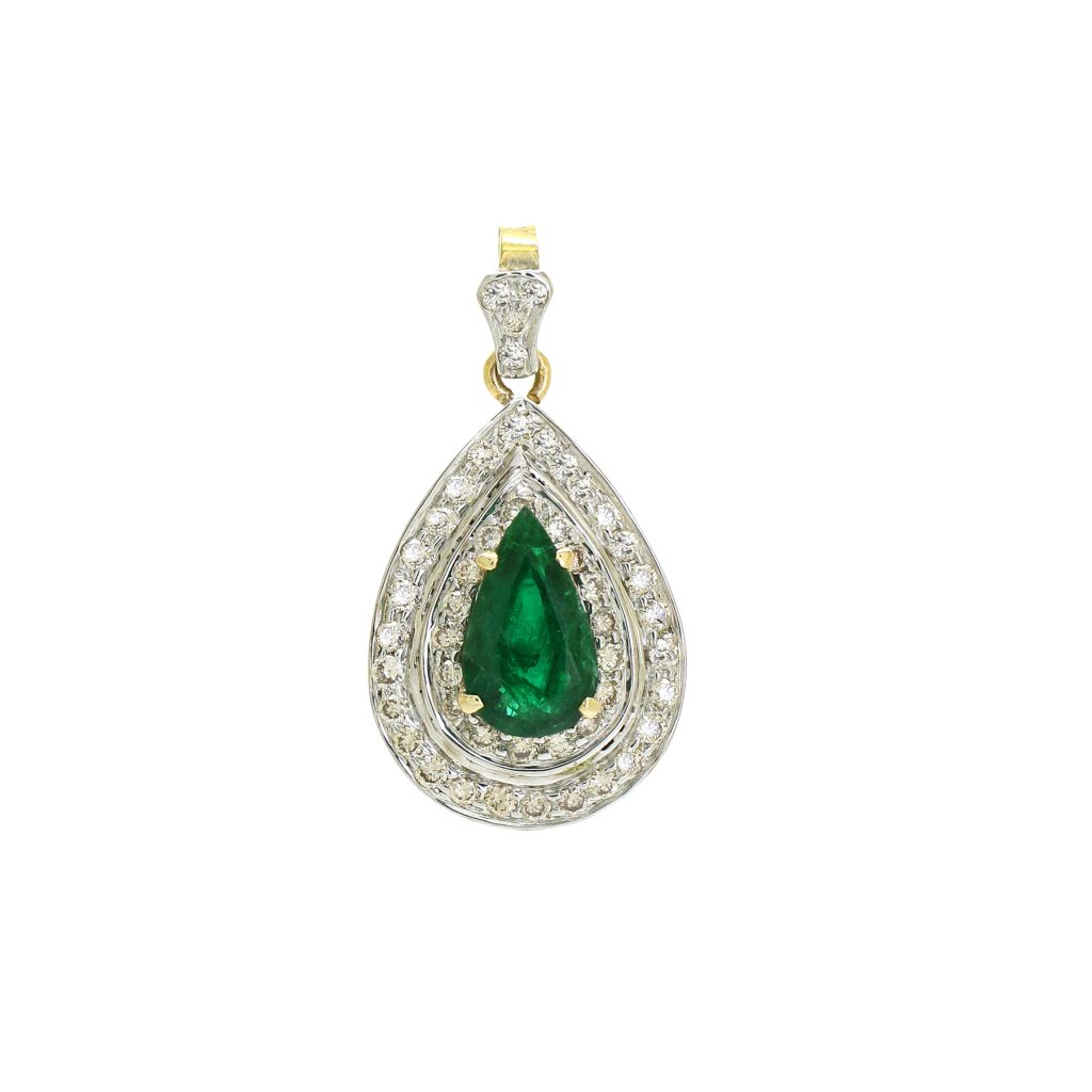 Diamond Emerald Locket