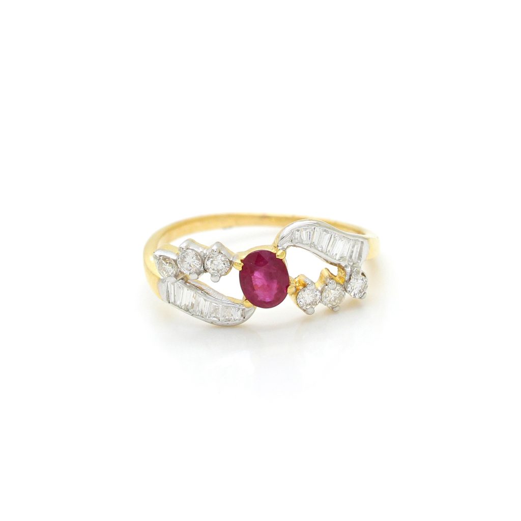 Diamond Ruby Ring