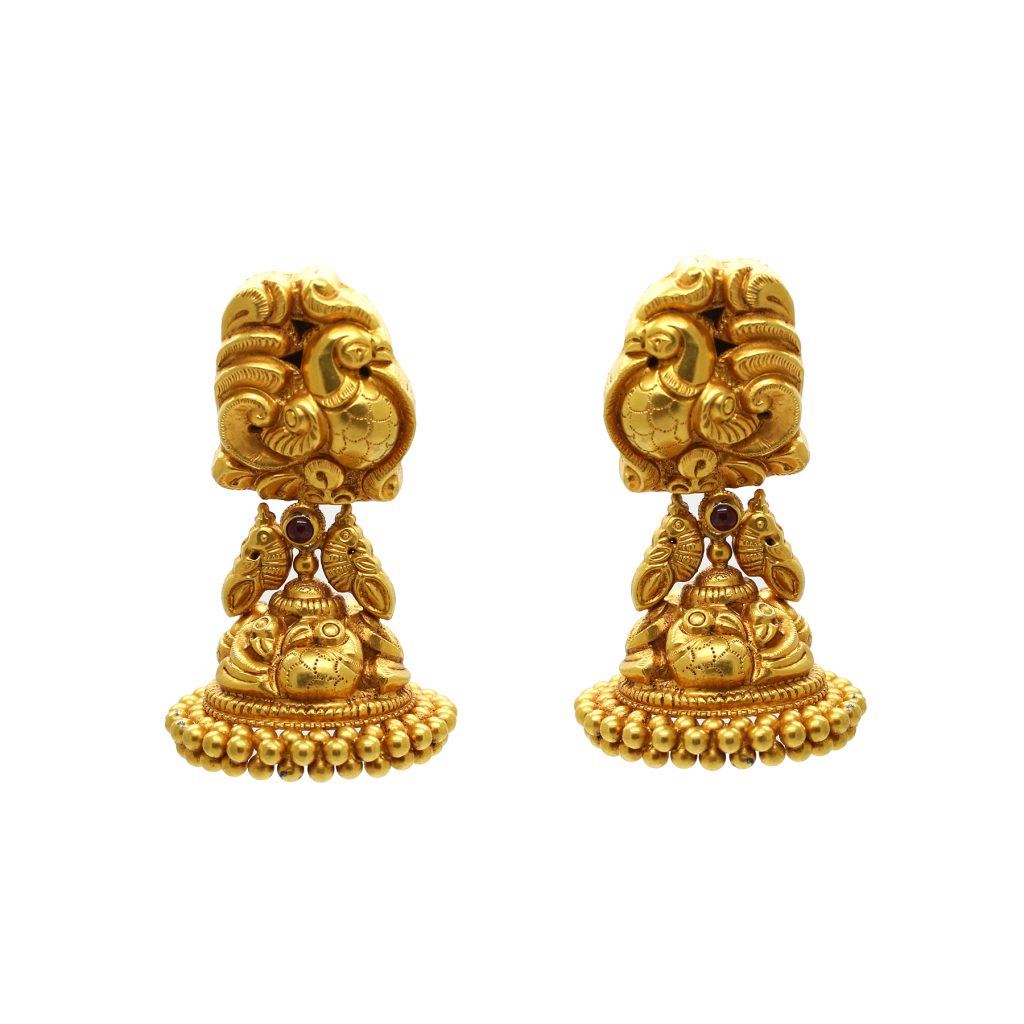 22k Gold Antique Jhumka