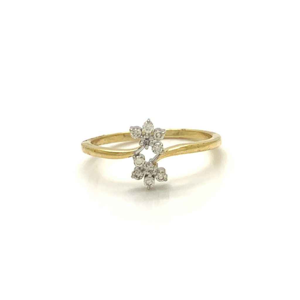 14k Gold Diamond Ring