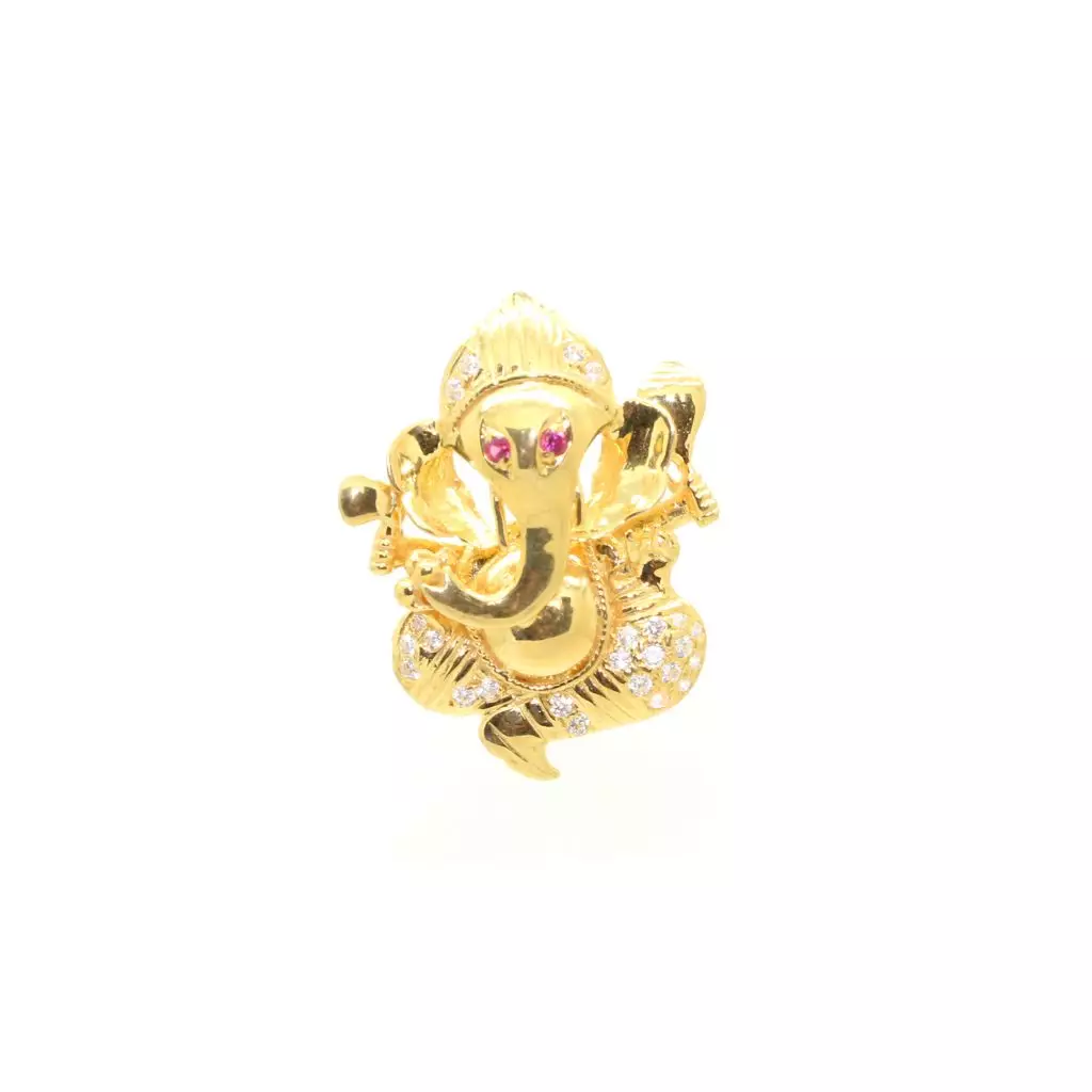 Gold Ganesh Locket