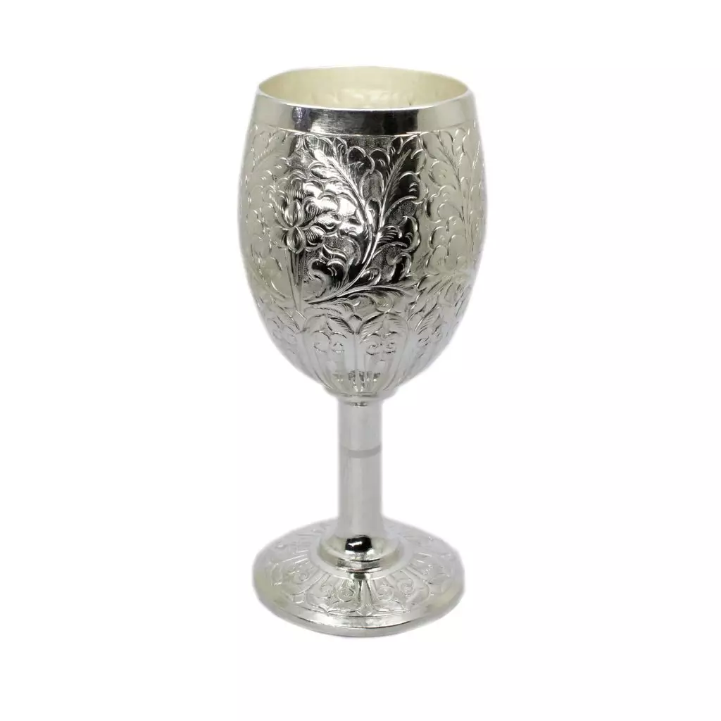 Silver Wine Glass