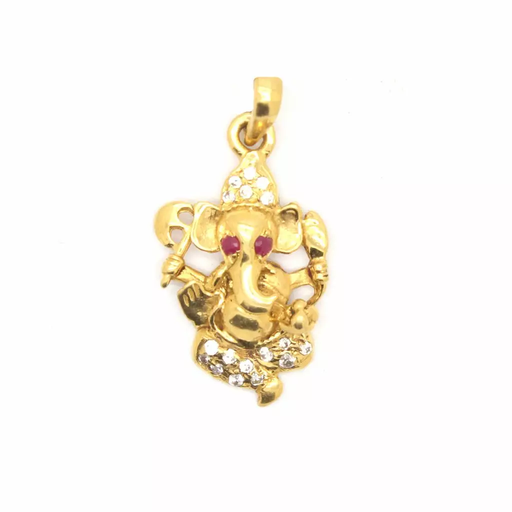 Gold Ganesh Locket