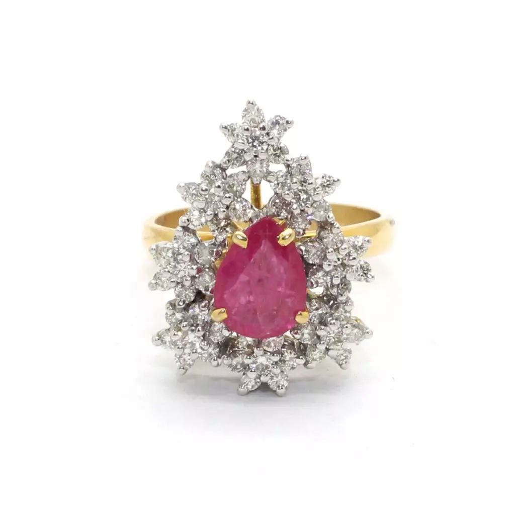 Diamond Ruby Ring