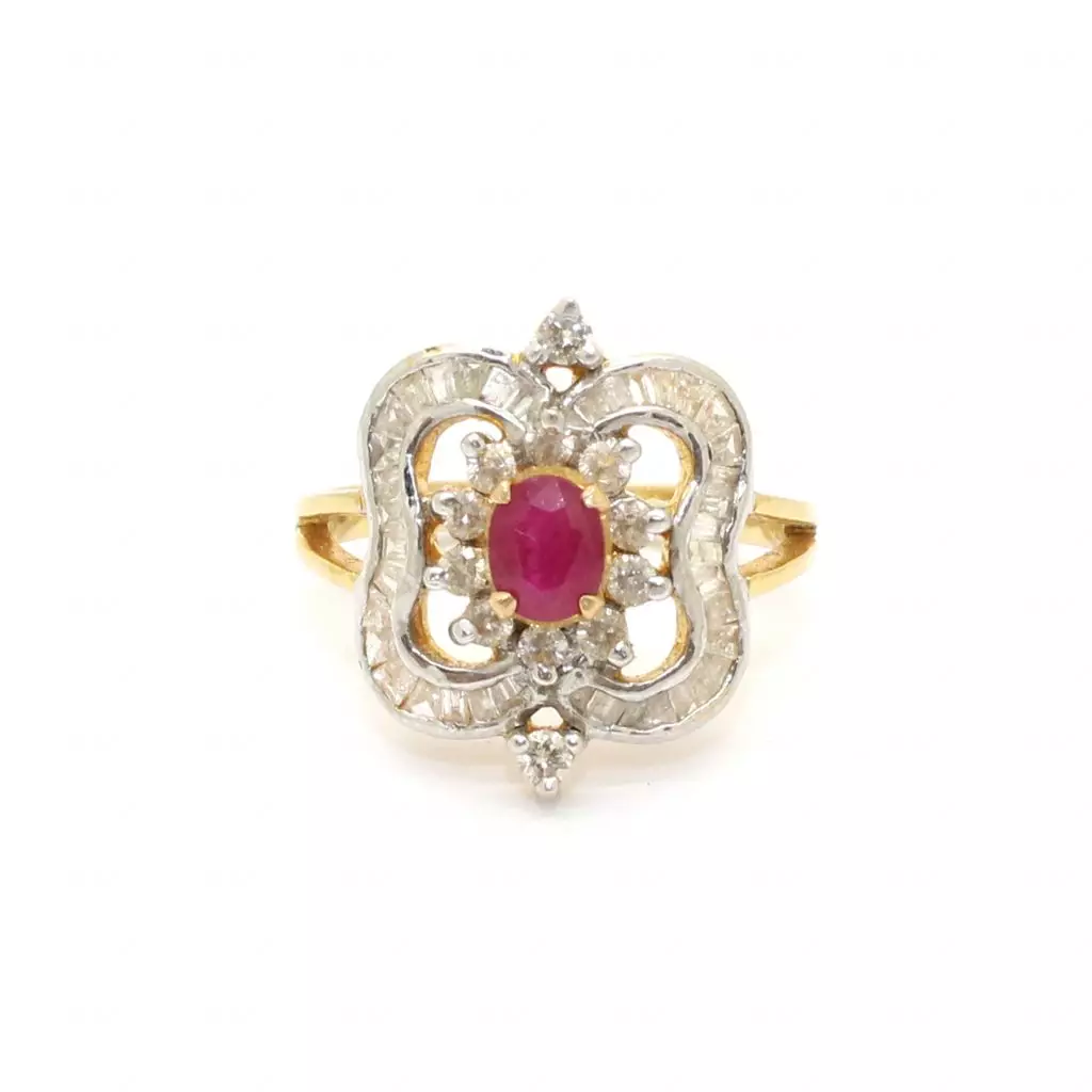 Diamond Ruby Ring