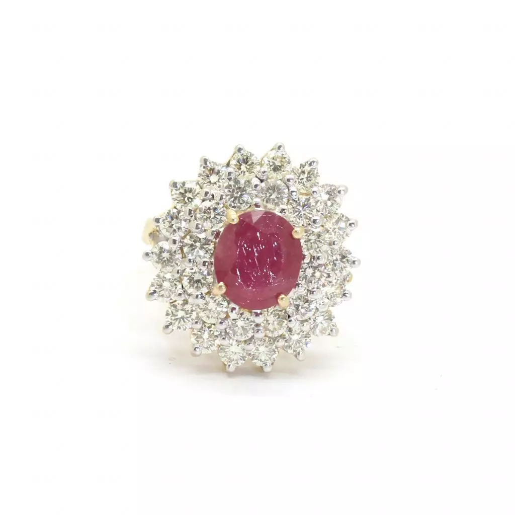 Diamond Ruby Ring