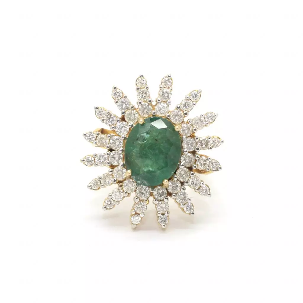Diamond Emerald Ring