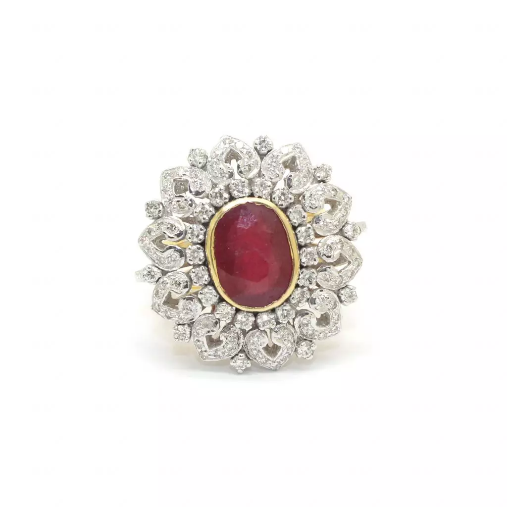 Diamond Ruby Ring