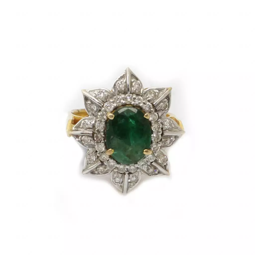 Diamond Emerald Ring