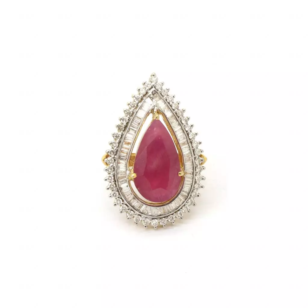 Diamond Ruby Ring