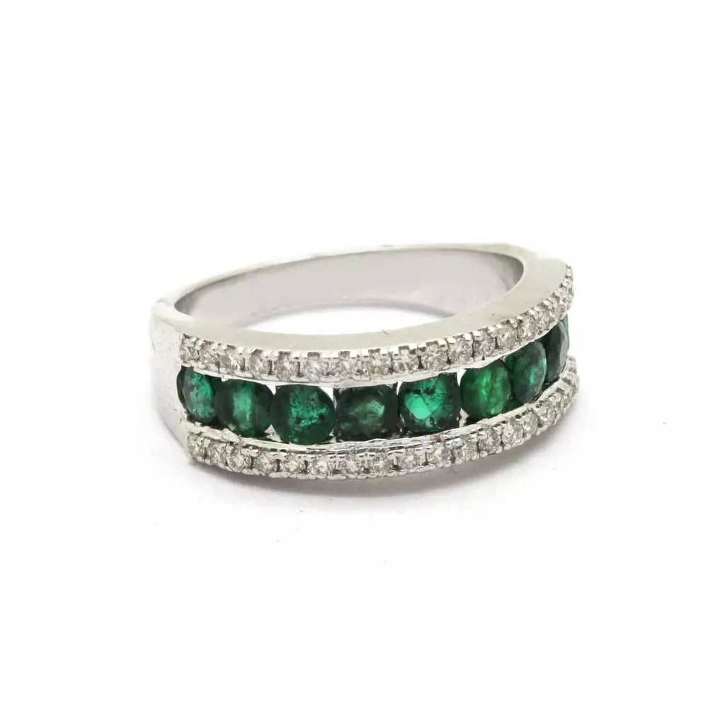 Diamond Emerald Ring