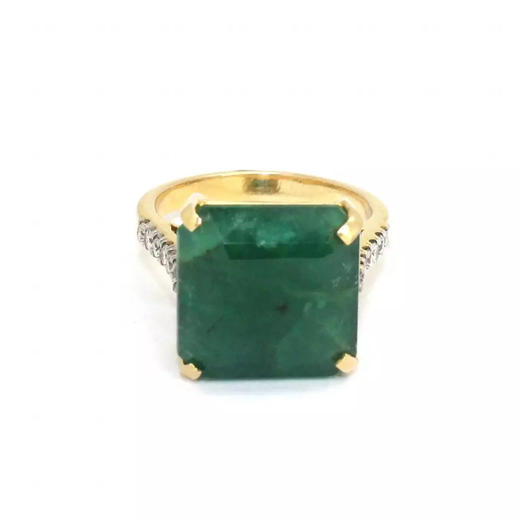 Diamond Emerald Ring