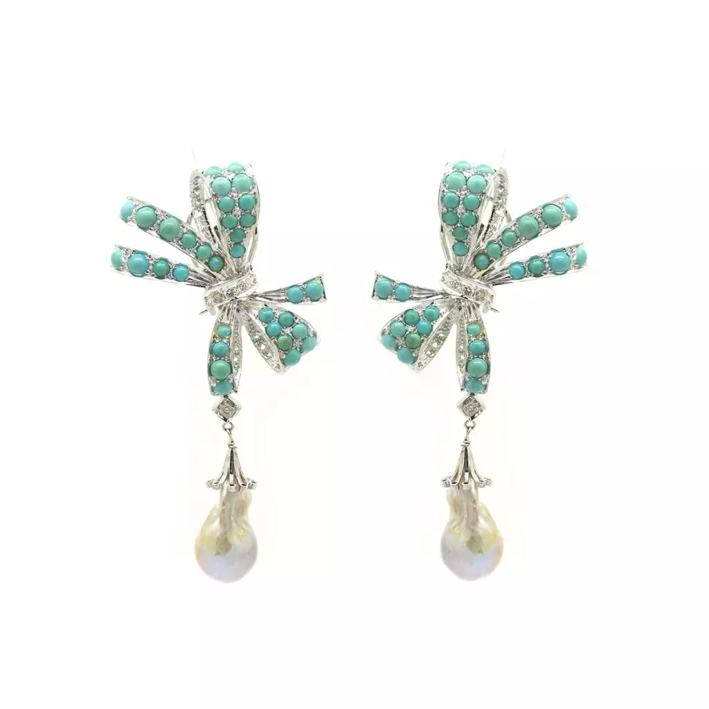 Diamond Pearl Turquoise Top