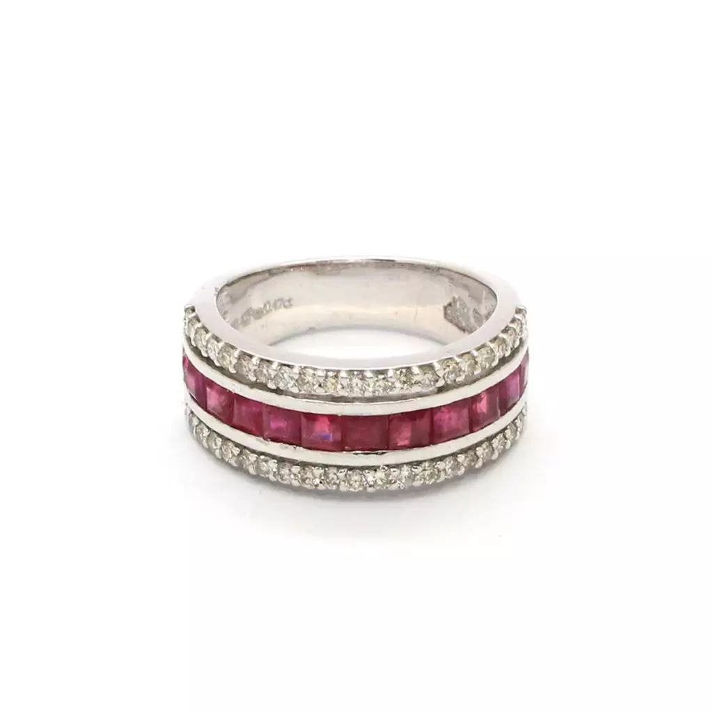 Diamond Ruby Ring