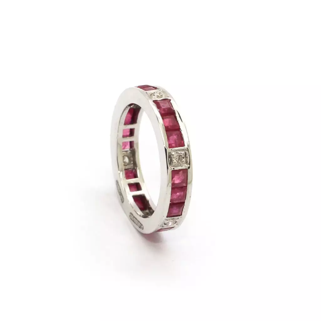 Diamond Ruby Ring