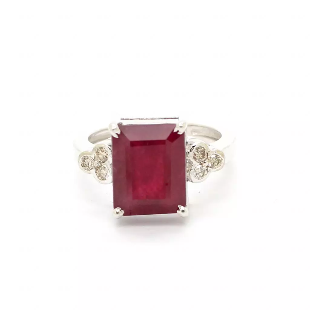 Diamond Ruby Ring