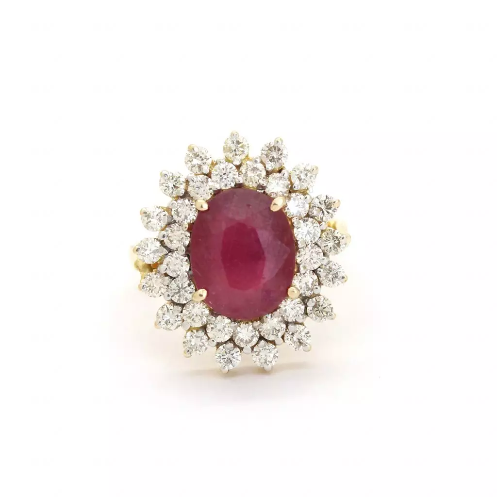Diamond Ruby Ring