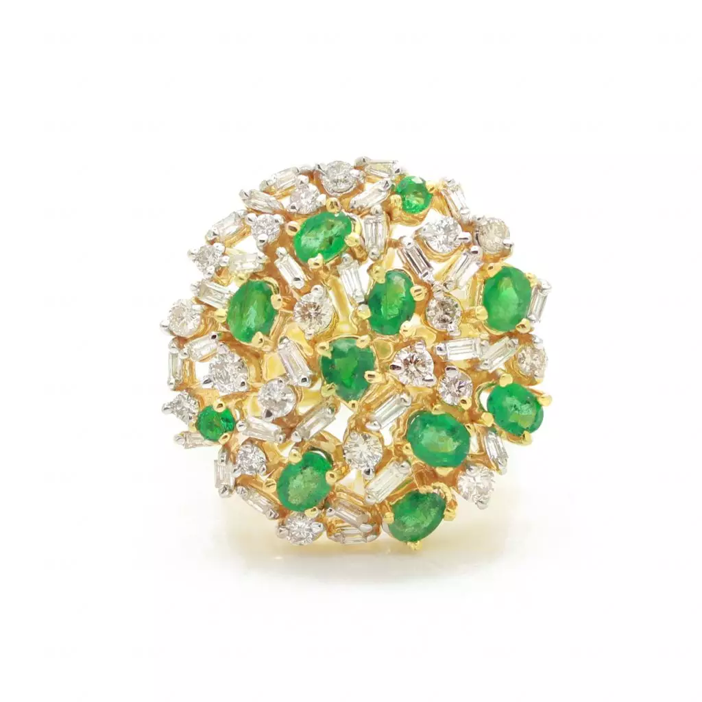 Diamond Emerald Ring