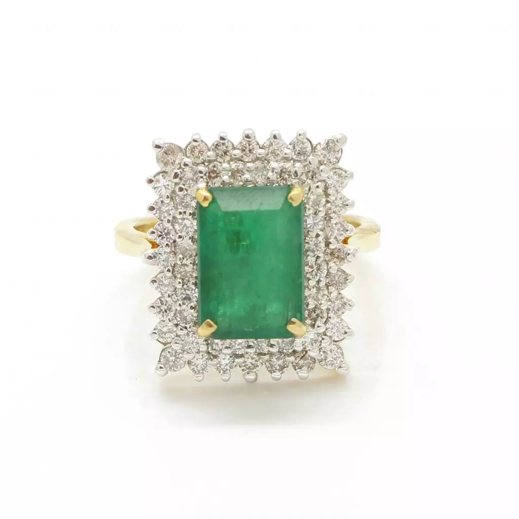 Diamond Emerald Ring