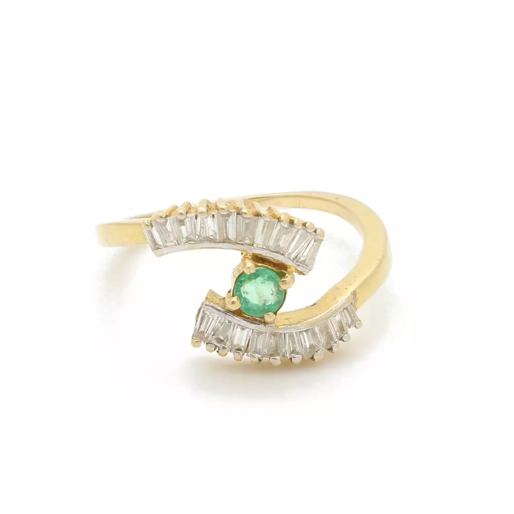 Diamond Emerald Ring