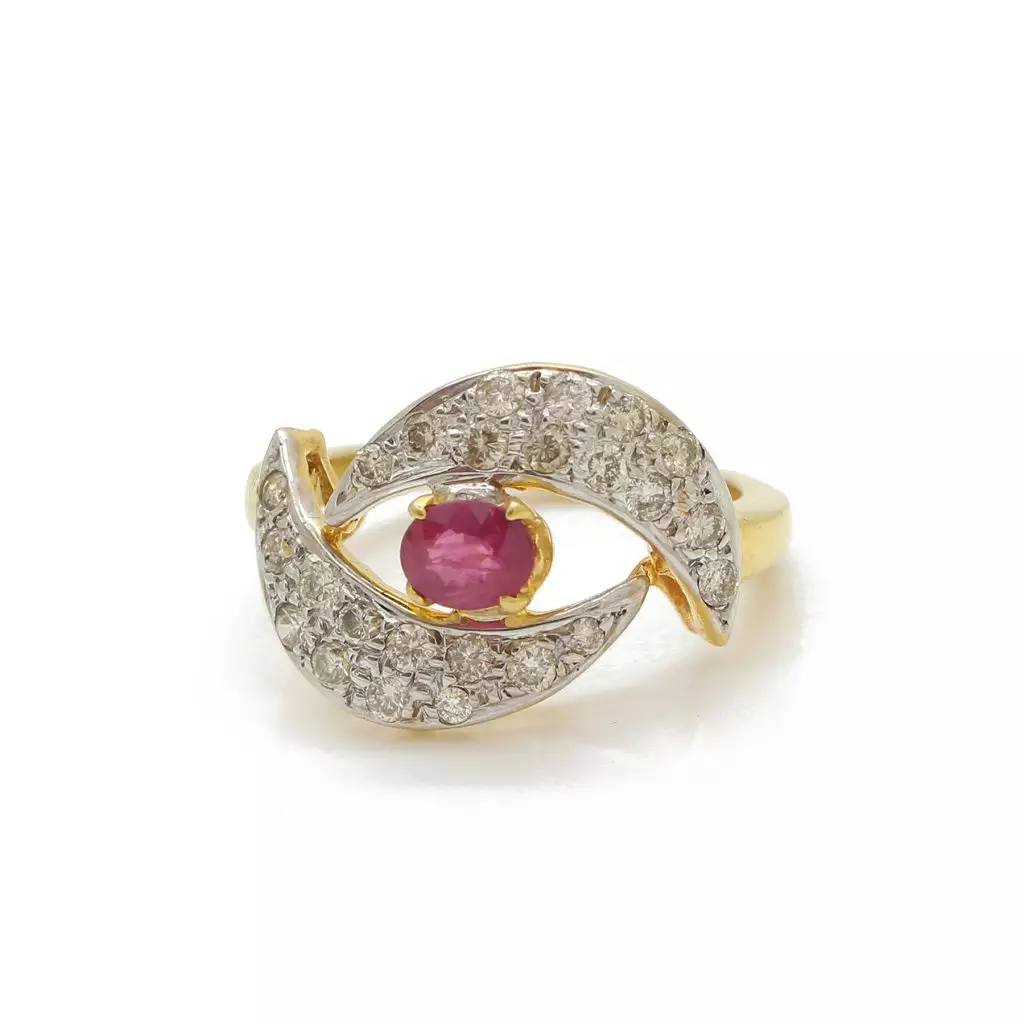 Diamond Ruby Ring