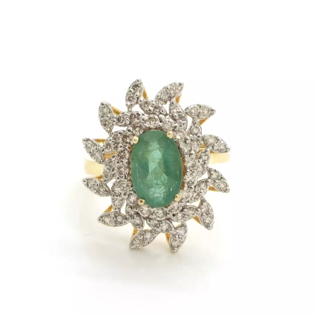 Diamond Emerald Ring