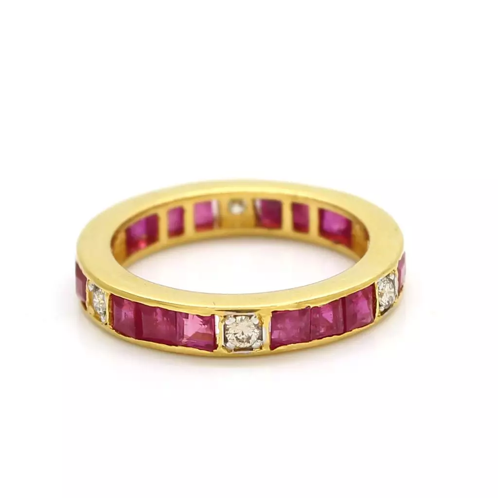 Diamond Ruby Ring