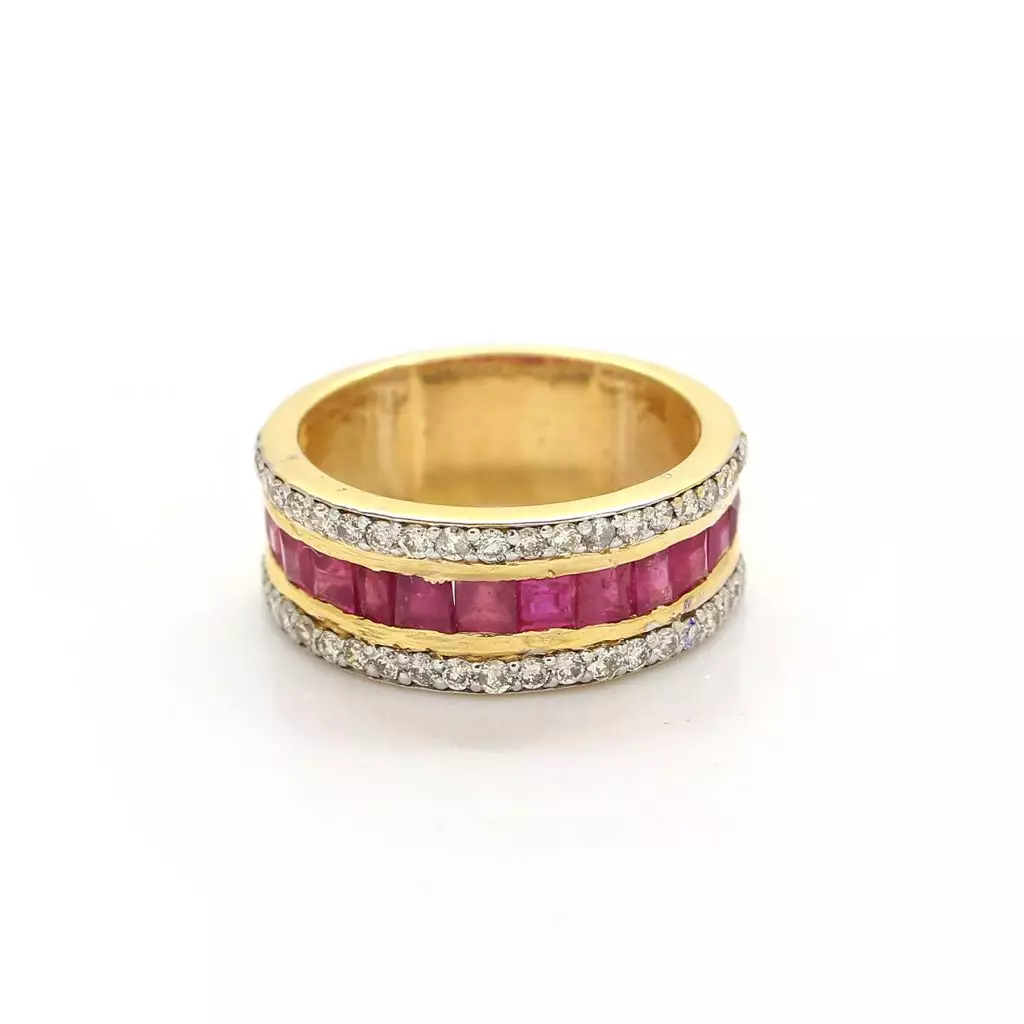 Diamond Ruby Ring