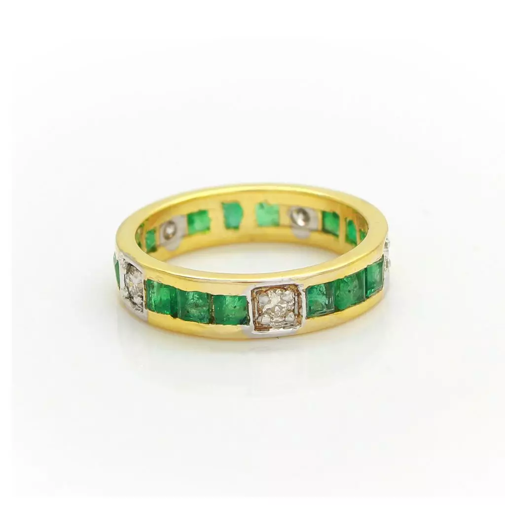 Diamond Emerald Ring
