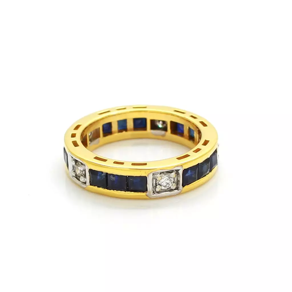 Diamond Sapphire Ring