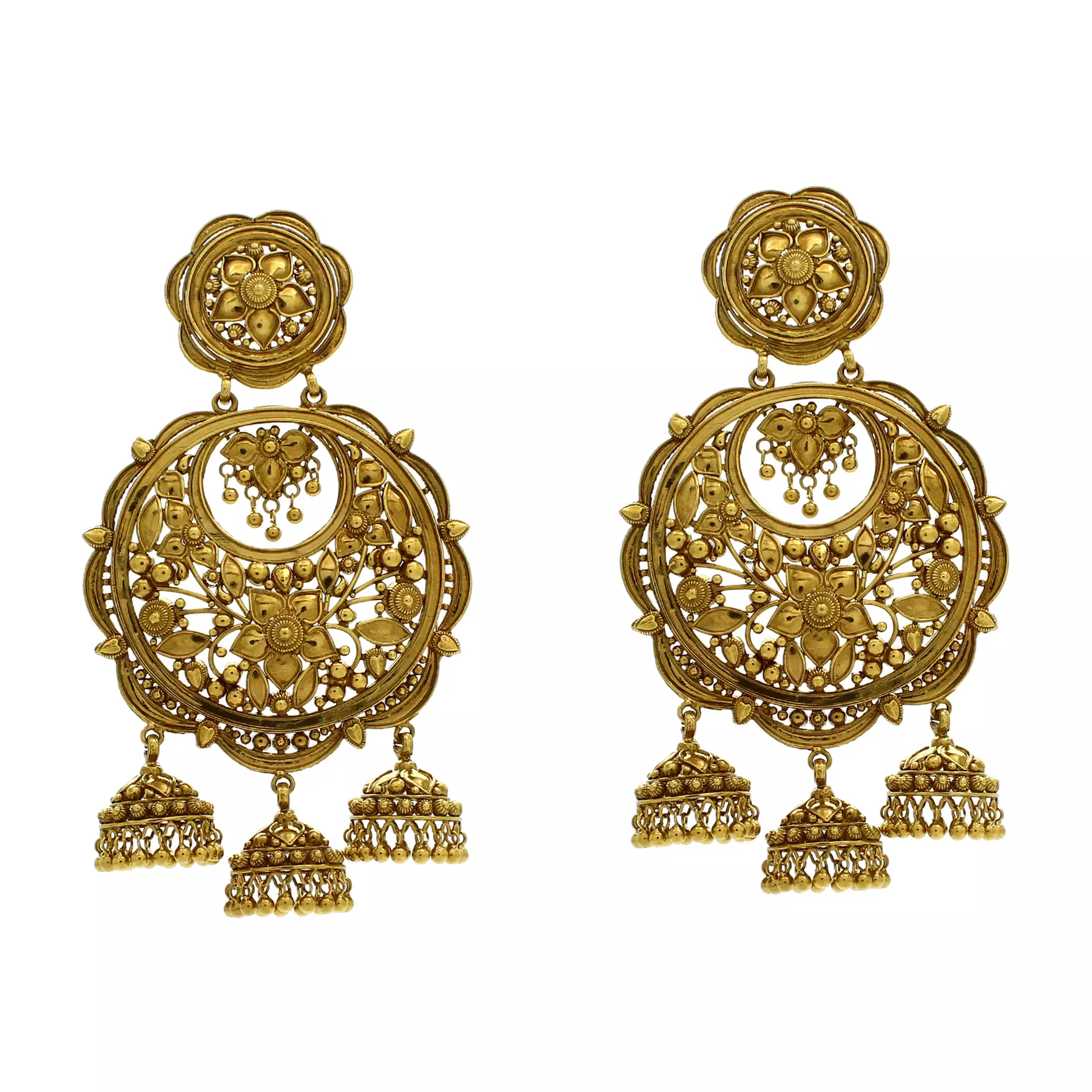 Silk thread Ramleela Earrings – Simpliful Jewelry