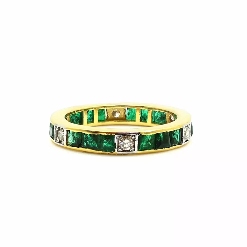 Diamond Emerald Ring