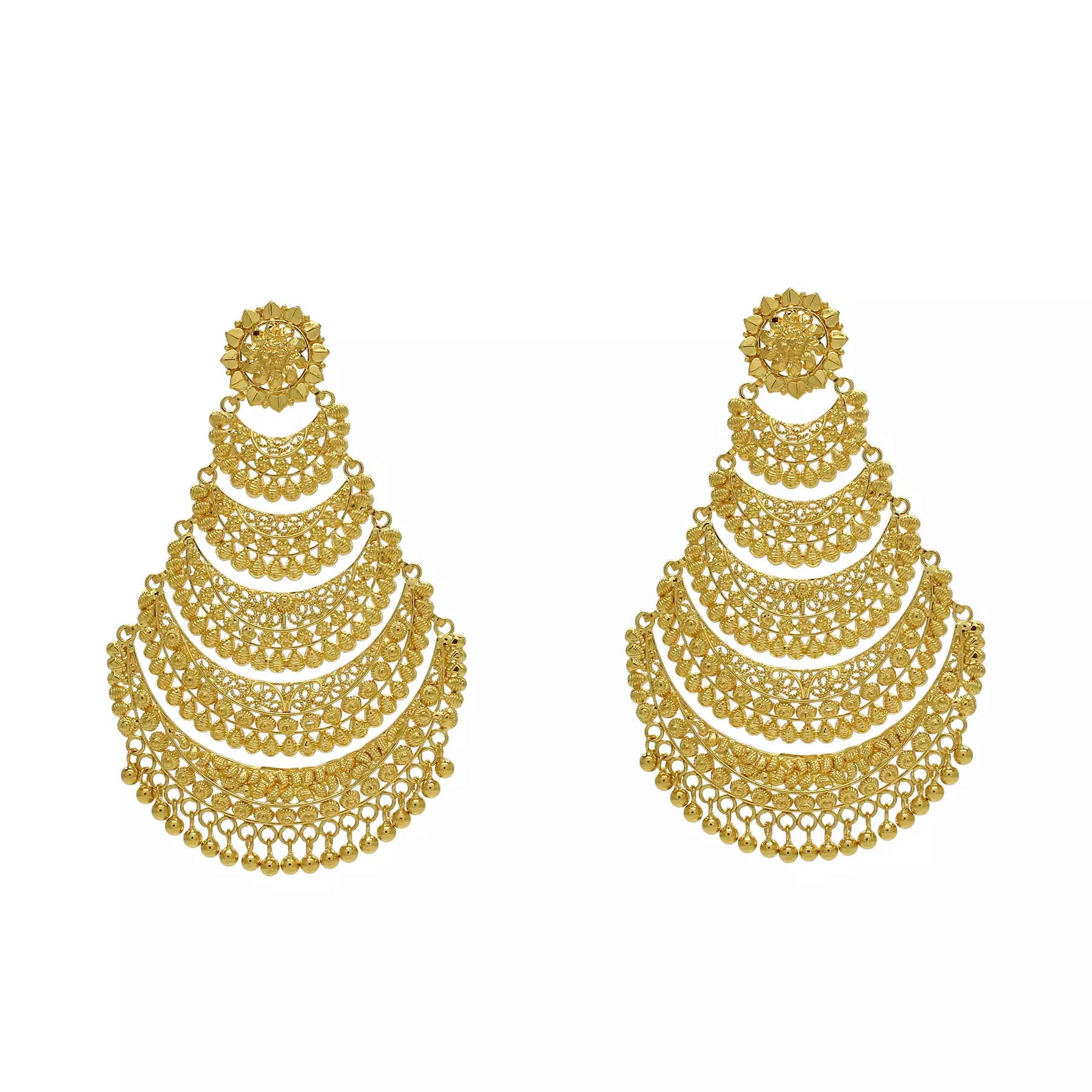 Ramleela earring gold 035 – Nandi Jewels