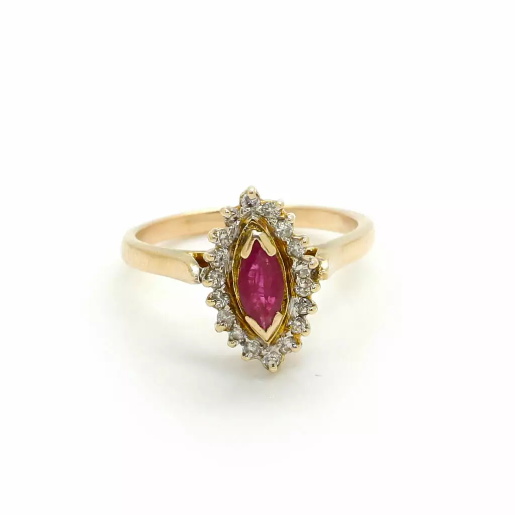 Diamond Ruby Ring