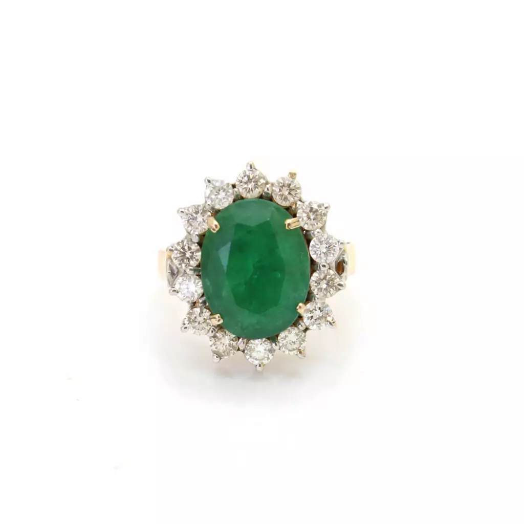 Diamond Emerald Ring