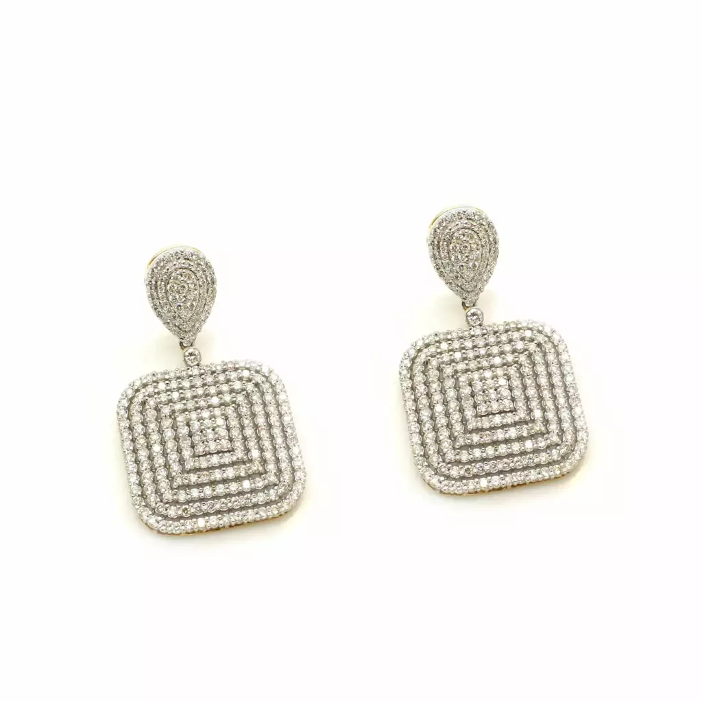 22548-01 Diamond Jhumka