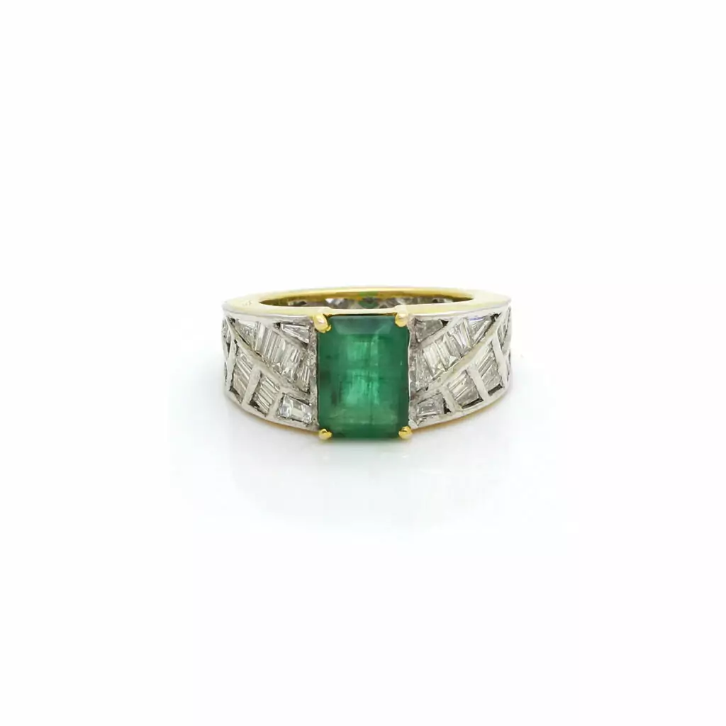 Diamond Emerald Ring